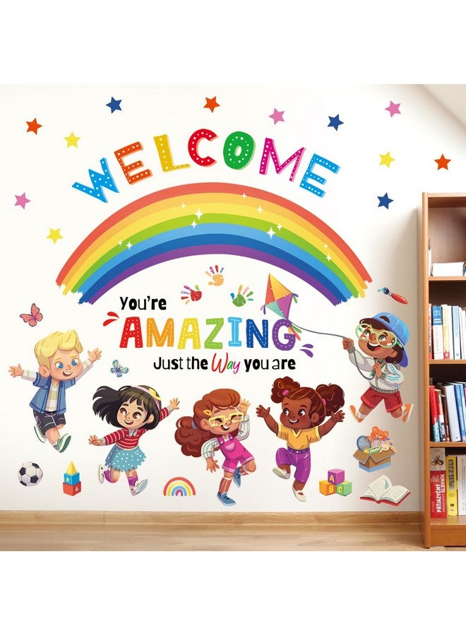 DECOWALL SG2-2403 Kids Play Corner and Quotes Wall Stickers Decals Reading Room ABC Décor Classroom Playroom Library Nursery Peel and Stick Removable Baby Boys Girls Decorations School Inspirational - Image 2