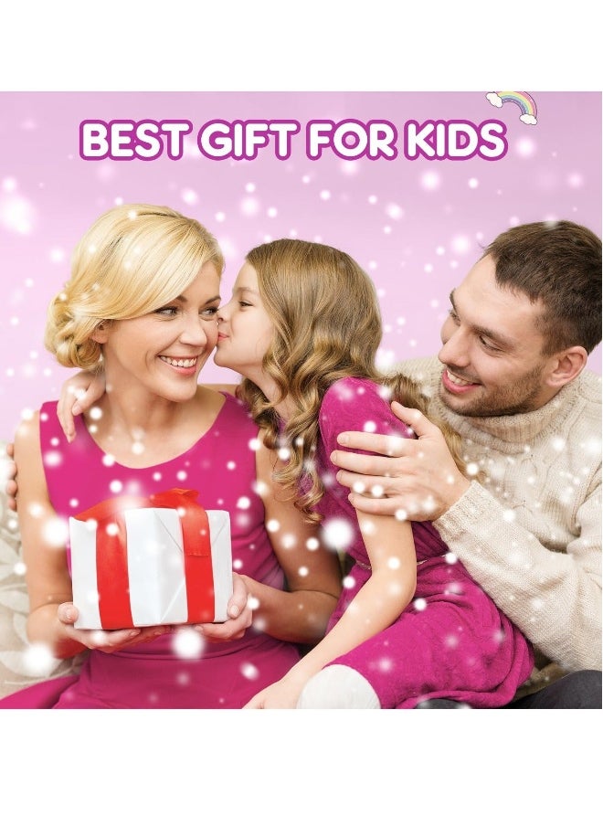 Generic - Unicorn Pink Microphone for Kids ,Perfect kids microphones for singing,Portable Wireless Karaoke Machine toy for Birthday Gift for 2 3 4 5 6 7 8 9 10 Years Old Wireless - Image 1