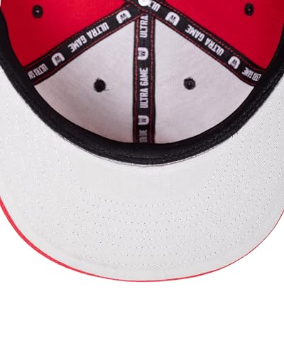 Ultra Game NBA Official Men’s Snap Back 3D Embroidered Team Logo Baseball Cap Hat - Unisex, Miami Heat, Team Color, 1SIZE - Image 3