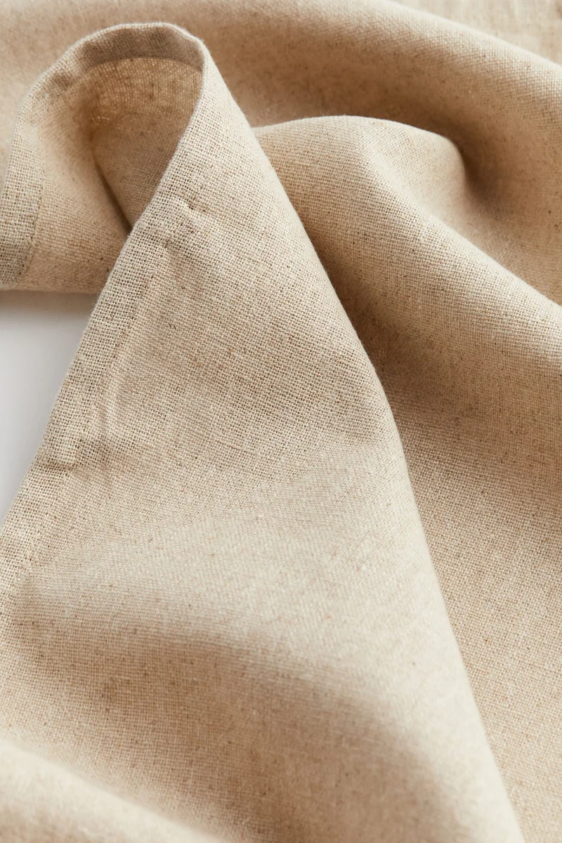 اتش اند ام منشفة مطبخ من مزيج الكتان