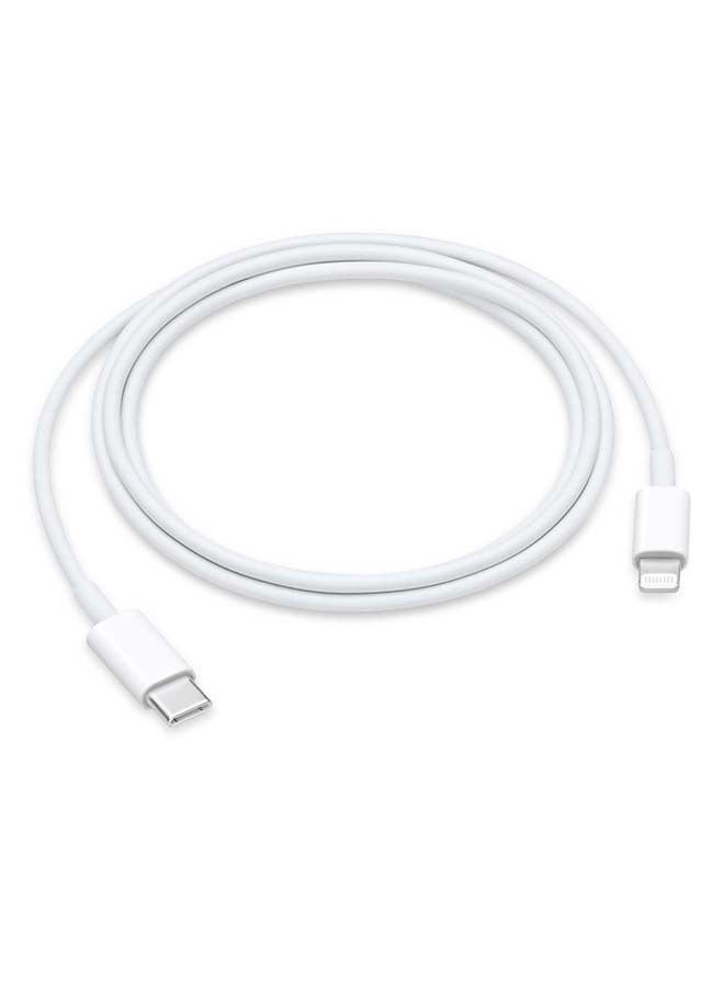 ابل  مجموعة 2 في 1 مكونة من محول طاقة USB-C بقدرة 20 وات وكابل من USB-C إلى Lightning بطول 2 متر أبيض - Image 3