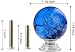 ANJUU 12 Pcs 30mm Round Shape Bubble Crystal Glass Cabinet Knobs with Screws Drawer Knob Pull Handle Used for Kitchen Dresser Door Cupboard Dark Blue - Image 3