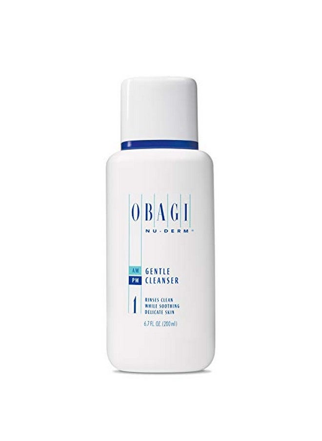 Obagi Medical Bagi Medical Nuderm Gentle Facial Cleanser Daily Face Cleanser For All Skin Types Formulated With Soothing Ingredients For Face Care Your Goto Hydrating Facial Cleanser 6.7Fl Oz  - Image 1