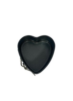 Homemaker Non-Stick Mini Heart Spring Form 10.2Cm X 4.7Cm - Black  - Image 3