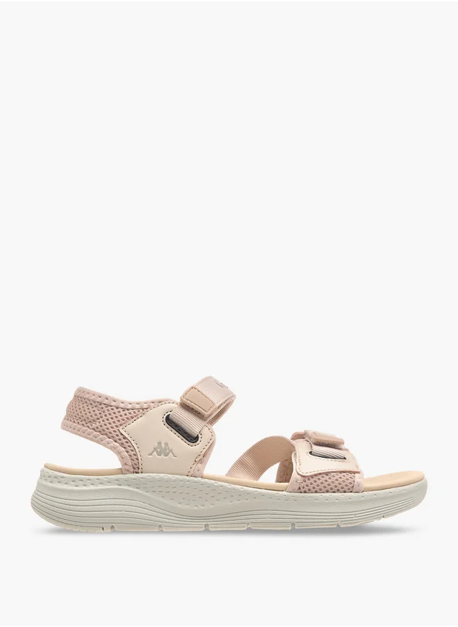 Kappa Women's Logo Detail Sports Sandals with Hook and Loop Closure - 23YL991W
