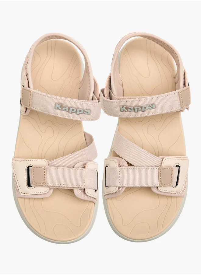 Kappa Women's Logo Detail Sports Sandals with Hook and Loop Closure - 23YL991W