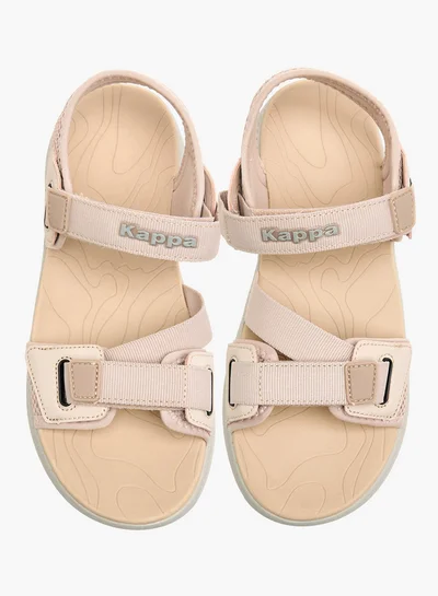 Kappa Women's Logo Detail Sandals with Hook and Loop Closure