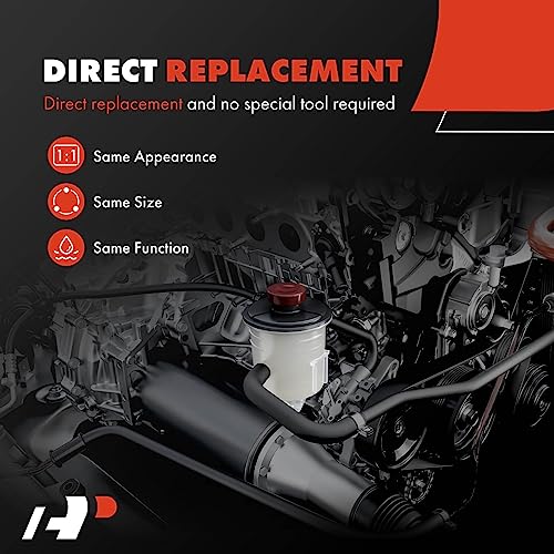 A-Premium Power Steering Reservoir/Tank with Cap Compatible with Honda Civic 2006-2011 & Acura CL 1997-1999, 1.8L 2.2L 2.3L 3.0L - Image 3
