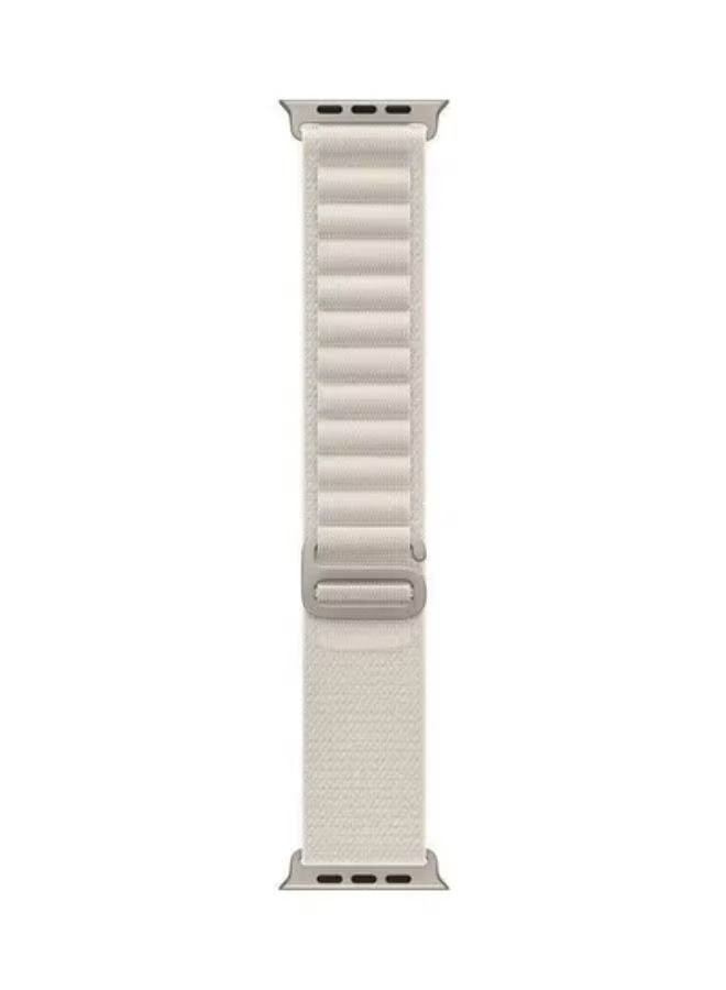 إيف حلقة جبال الألب متوافقة مع سوار ساعة أبل 42 ملم 44 ملم 45 ملم 49 ملم بديل للنساء والرجال ، حزام منزلق من البوليستر المنسوج المضفر على شكل حرف G من أجل iWatch Ultra Series SE 8/7/6/5/4/3/2/8 - Image 3