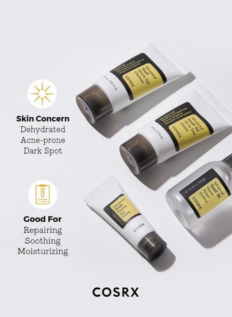 COSRX All About Snail Kit 4-Step Beloved Skincare Essentials Infused With Snail Mucin For Perfectly Repairing, Moisturizing, And Soothing Skin 75ml - Image 3
