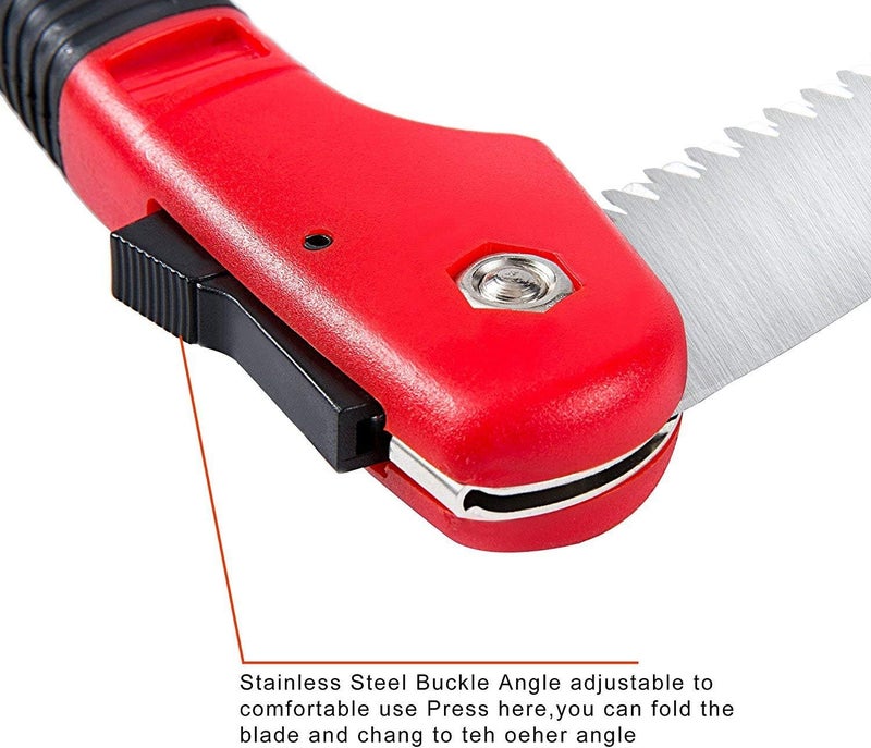 FLORA GUARD 7.7-Inch Folding Saw, Pruning Hand Saw with Triple-Cut Razor Teeth for Wood Cutting, Tree Trimming, and Camping - Image 5