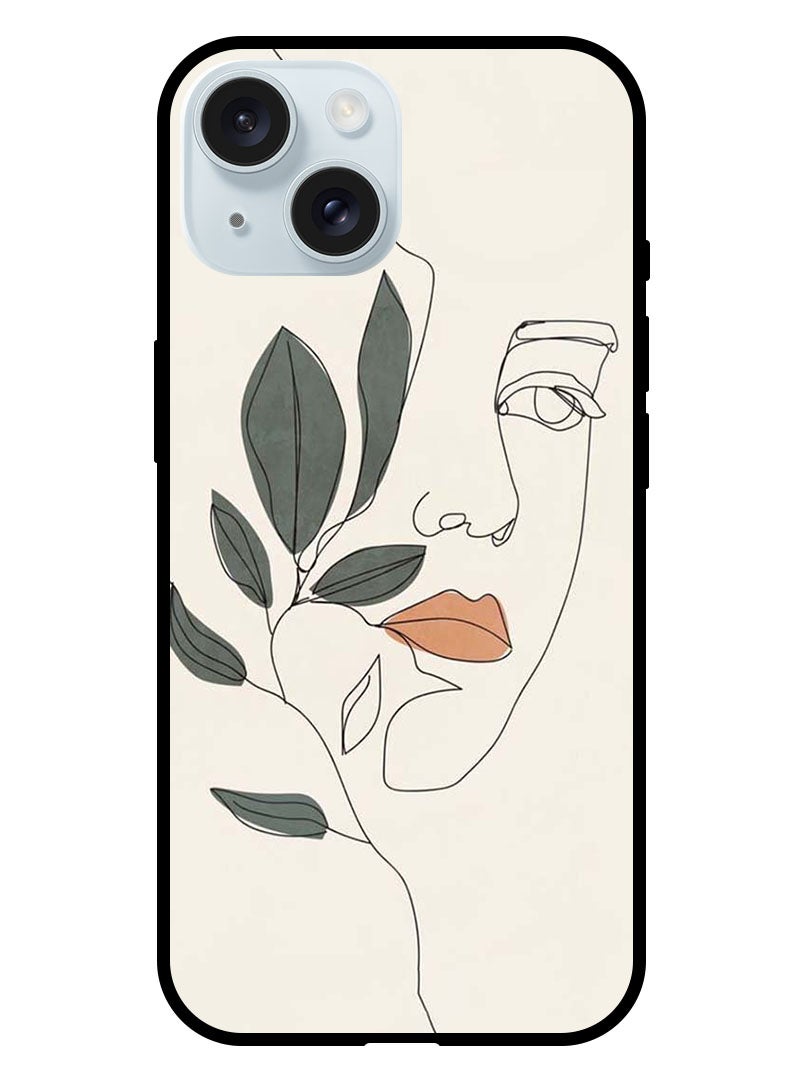 Theodor Protective Case Anti Scratch Shock Proof Bumper Cover For iPhone 15 Girl Art - Image 1