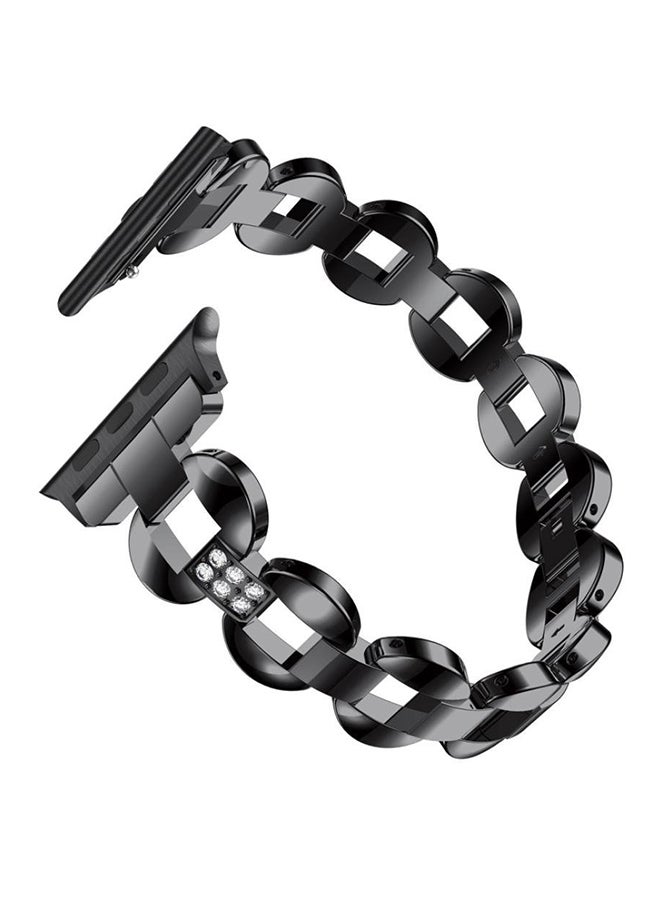 ISank Replacement Watch Band For Apple Watch Series 3/2/1 Black - Image 1