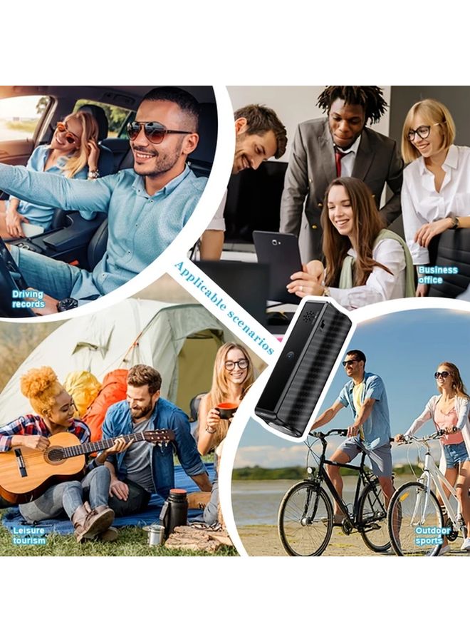 128GB Portable Voice Recorder And Video Recorder 1080P Camera 2500mAh Battery Loop Recording - Image 5