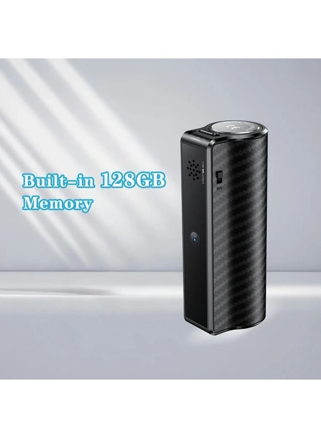 128GB Portable Voice Recorder And Video Recorder 1080P Camera 2500mAh Battery Loop Recording - Image 1