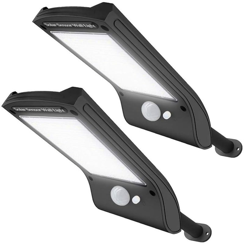 EJEAS Solar Lights Outdoor, 36 LED Solar Powered Security lights Motion Sensor Wall Lights Bright Waterproof Solar Lamp with 180° Adjustable Pole for Outside Wall,Garden,Porch, Eaves ect.(2 Pack) - Image 1