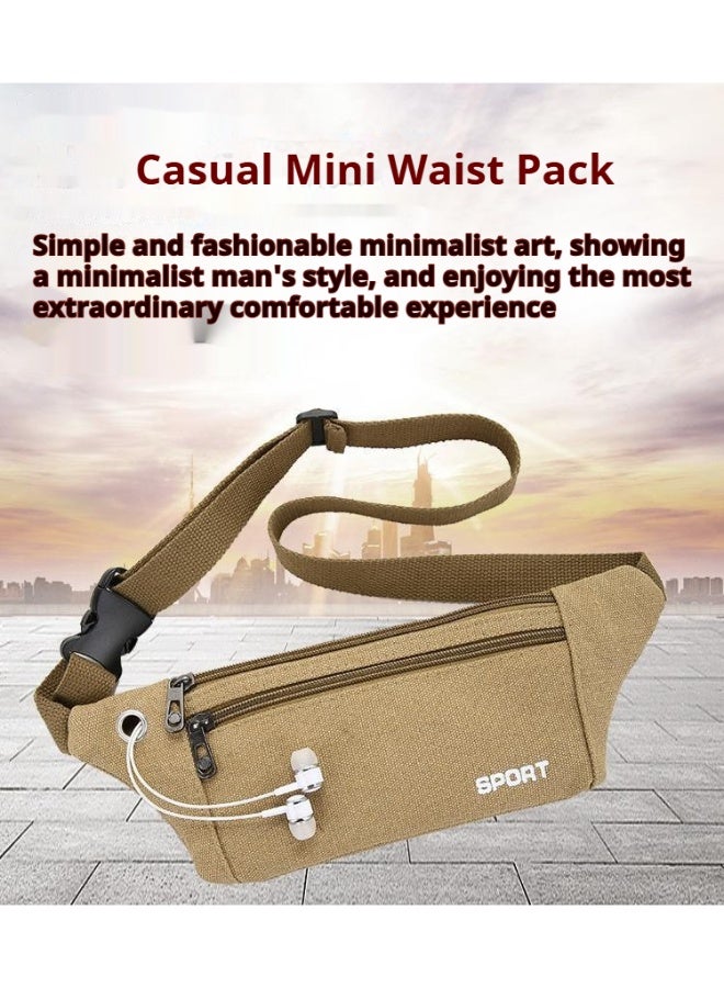 WENICE Men's Shoulder Bag, Casual Sports Fashion, Unisex Running Waist Bag, Crossbody Bag with Adjustable Strap,  30*10*2cm - Image 2