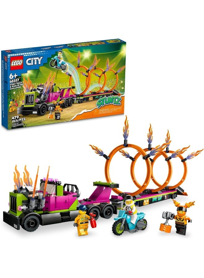 LEGO مدينة ستانتز شاحنة الأكشن وتحدي حلقة النار 60357 - Image 2