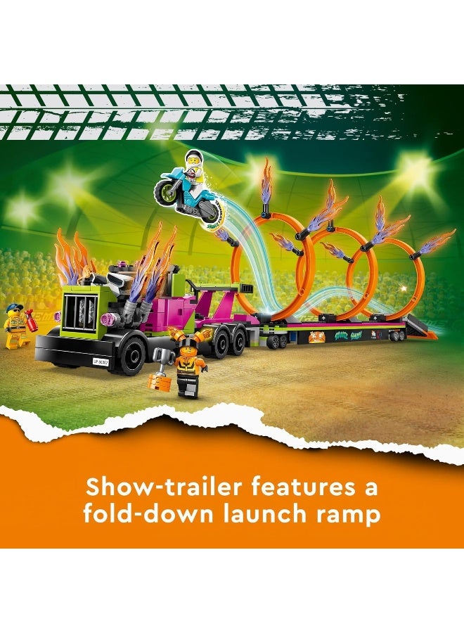 LEGO مدينة ستانتز شاحنة الأكشن وتحدي حلقة النار 60357 - Image 5