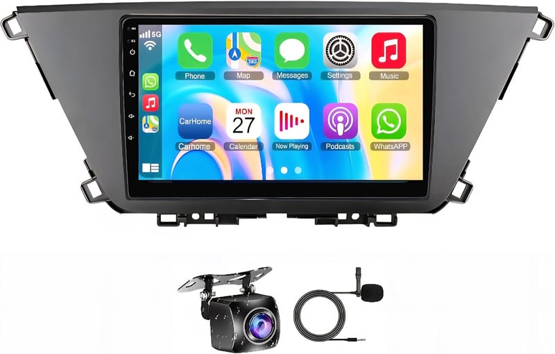 Vierex Fit Kia Carens Car Stereo KIA Carens Android Screen 2022-2024 with GPS Navigation, Wireless CarPlay & Android Auto, BT, FM Radio, Steering Controls, HD Reverse Camera, WiFi (4+32GB Carplay 8CORE) - Image 1