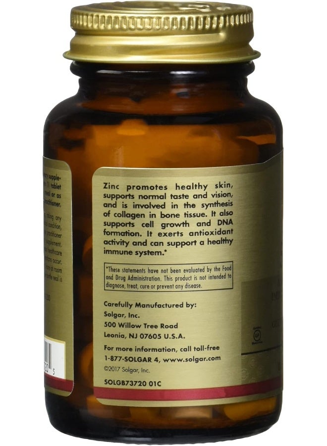 Solgar Zinc 50mg, 100 Tablets Packaging May Vary - Image 5