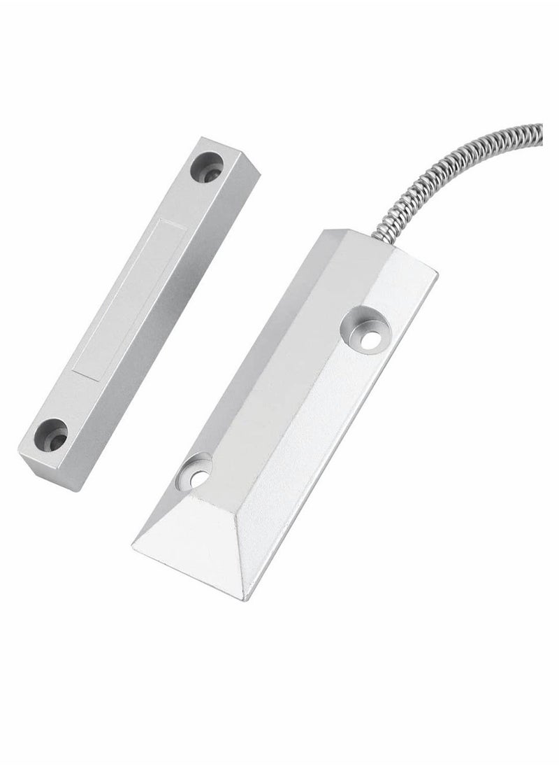 SYOSI Wired Metal Door Window Magnetic Contact Sensor Switch Security Alarm Kit for Garage Warehouse Factory  - Image 1