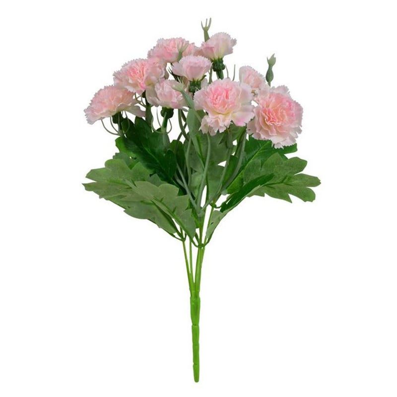 Corkwaw 40 Heads Artificial CarnationsSilk Hydrangea Bouquet Decoration Plastic Plant Suitable for Photo Props Family Party Home Decoration Bridal Wedding Bouquet Decoration Light Pink