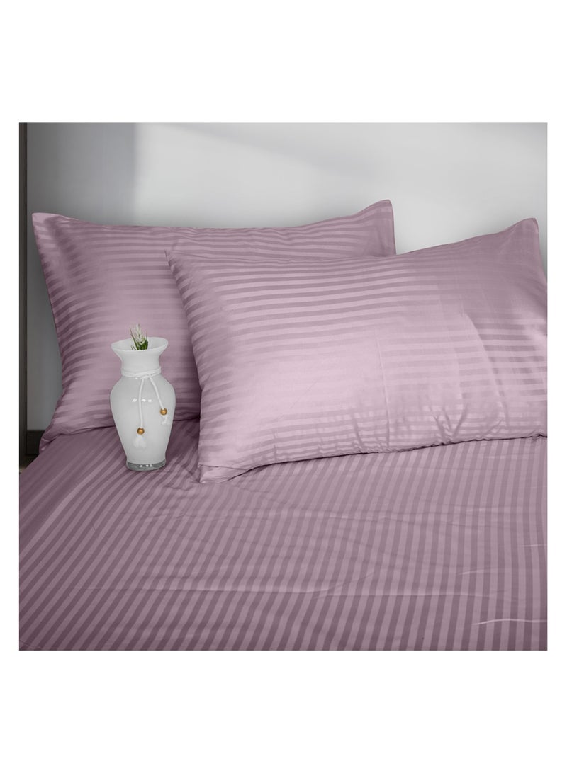 Family Bed Flat Bed sheet Set striped 3 pieces size 180 x 250 cm Model 021 from Family Bed - Image 1