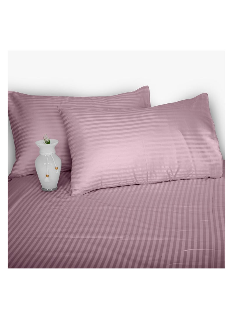 Family Bed Flat Bed sheet Set striped 3 pieces size 180 x 250 cm Model 021 from Family Bed - Image 2