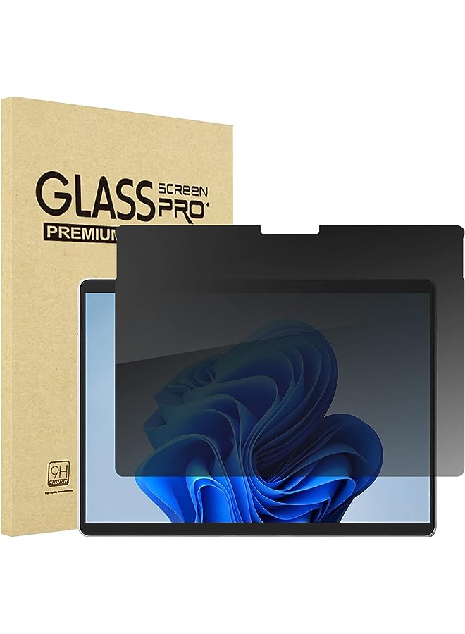 Procases Microsoft Surface Pro 8 Surface Pro X 13 inch Privacy Screen Protector, Anti-Spy Tempered Glass Ultra Thin Tinted Screen Film Guard for 13.0 Inch Surface Pro 8 Pro X 2021 Release - Image 1