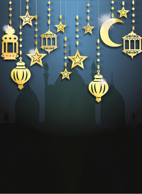 Ramadan Decorations for Home,Ramadan Hanging Decorations Ramadan Ornaments Moon Star Shape Lantern Party Decor for Home Living Room Bedroom