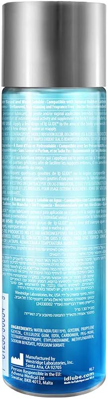 ID Lubricants ID Glide 44 Fl Oz Natural Feel Water Based Personal Lubricant Pack of 2 - Image 2