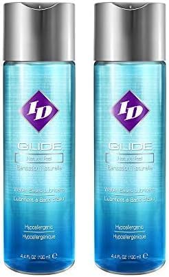 ID Lubricants ID Glide 44 Fl Oz Natural Feel Water Based Personal Lubricant Pack of 2 - Image 1