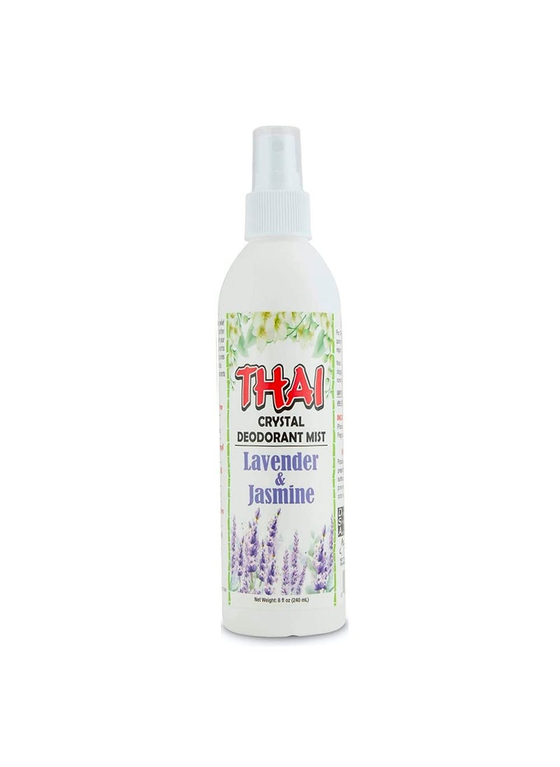 Thai Deodorant Stone - Thai Deodorant Stone Crystal Mist Natural Deodorant Spray 8 oz. Bundle (Lavender & Jasmine, Single) - Image 1