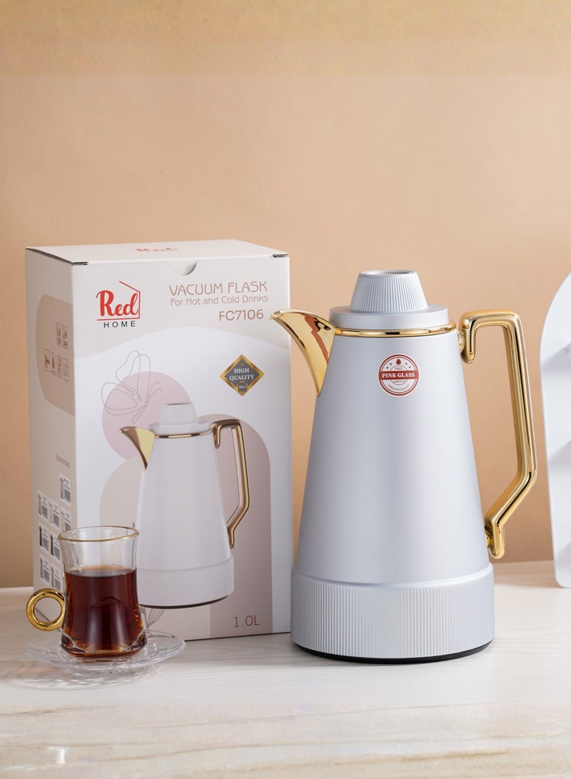 البيت الأحمر طقم ترمس حراري FC7006I، سعة من 1000 مل إلى 600 مل - Image 2