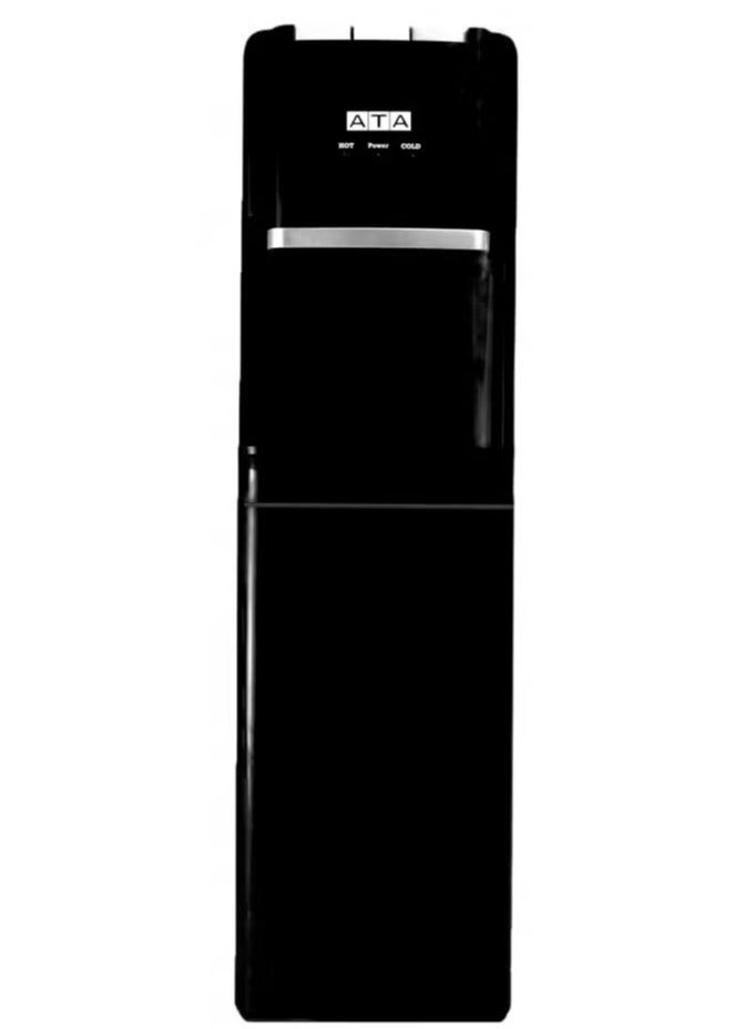 مبرد مياه اي تي اي، 3 حنفية، 595 وات، 4 لتر، مزود بحافظة، KWD-2023 - اسود فضي