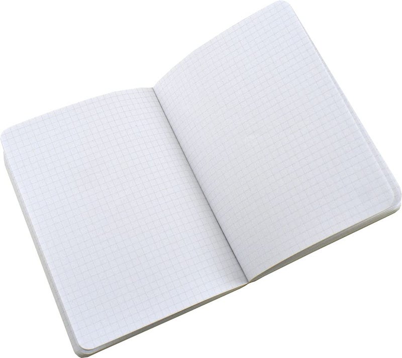 Zequenz Classic 360 Signature Series, Size: A5 Large, Color: Black, Paper: Grid, Soft cover Notebook, Soft Bound Journal, 5.75" x 8.25", 200 sheets / 400 pages, Squared, Graph, Grid Pattern Premium Paper - Image 4