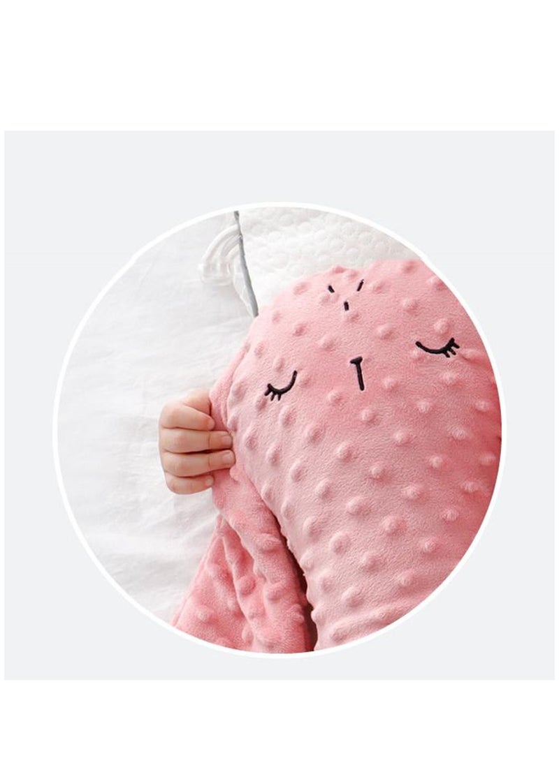Arabest - Kids Plush Toy Pillows, Soft Cuddle Bedding Pillow for Newborn Infant(0-36 Months), Rabbit Appearance (Pink) - Image 1