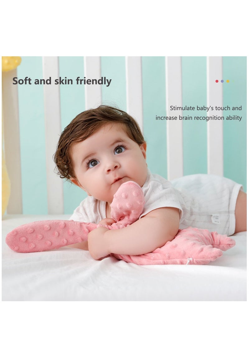 Arabest - Kids Plush Toy Pillows, Soft Cuddle Bedding Pillow for Newborn Infant(0-36 Months), Rabbit Appearance (Pink) - Image 1