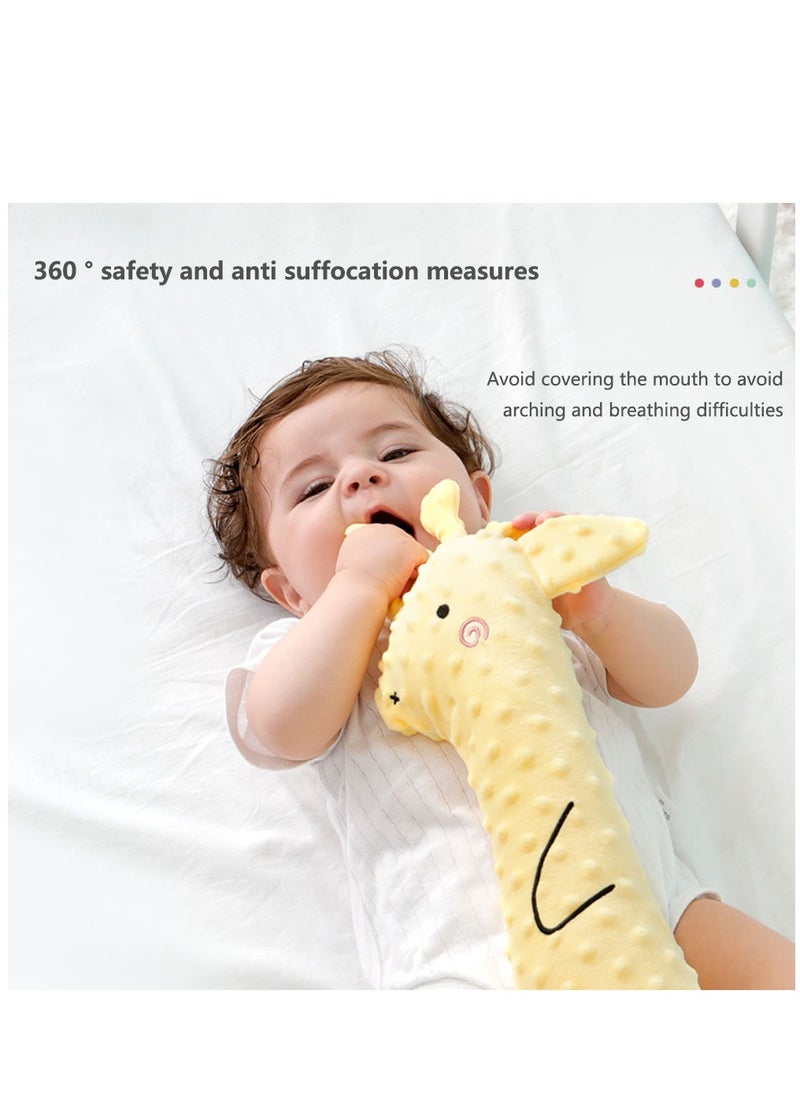Arabest - Kids Plush Toy Pillows, Soft Cuddle Bedding Pillow for Newborn Infant(0-36 Months), Rabbit Appearance (Pink) - Image 1