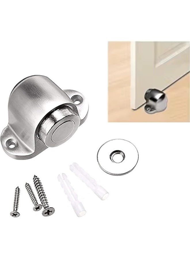 Biella Magnetic Door Stopper Premium Stainless Steel With Versatile Suction Installation For Home Office And Hotel Use  - Image 1