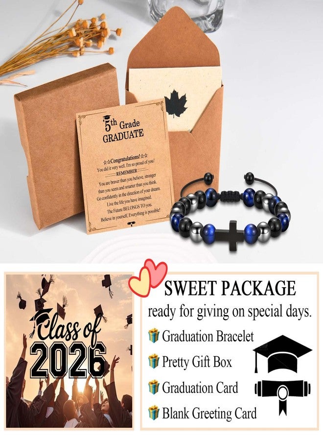 FIEEFX 5th Grade Graduation Gifts for Boys 2026 Elementary School Graduation Card Decorations Bracelet Jewelry Presents for Boys Him Son Grandson Nephew Brother Friend - Image 5