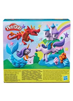 HASBRO - GAMING Play-Doh 9-Piece Bright Rainbow Modelling Clay Multicolor 149 x 162 x 60 mm HPDF73695L0-1  - Image 2