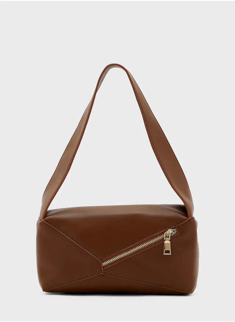 ELLA Panelled Shoulder Bag