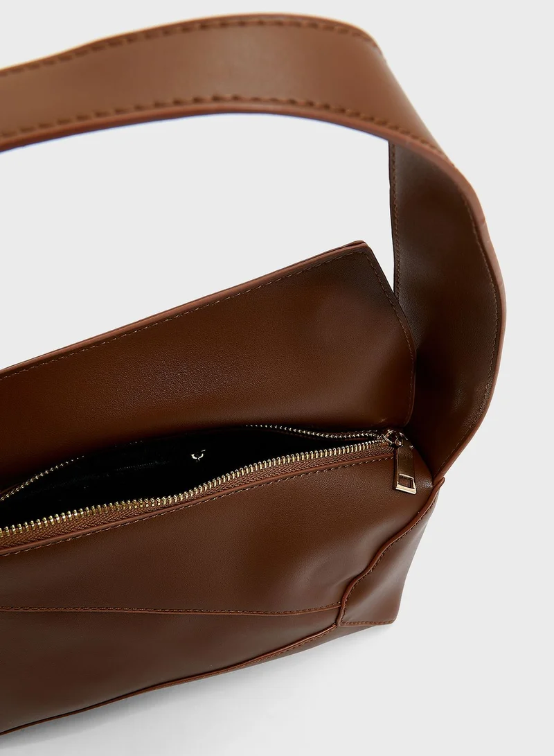 ELLA Panelled Shoulder Bag