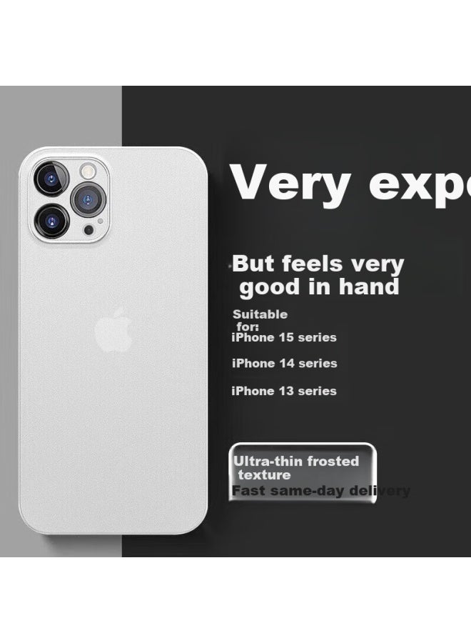Divi Divi Ultra Thin Matte Semi-transparent Anti-drop Hard Shell Case For Apple Iphone 12, Full Coverage Protective Cover For Iphone 12, Luxury Lightweight Case For Men And Women - Image 1