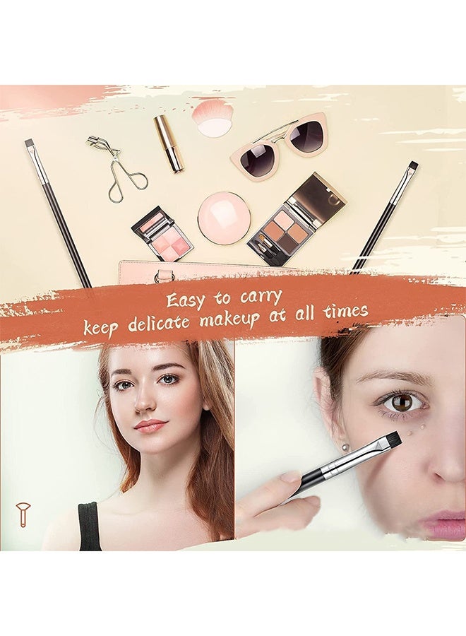 3 Pcs Eyeliner Brush Eyeliner Applicator Tool, Fine Angled and Ultra Thin Slanted Makeup Brushes, for Professional Beauty Cosmetic Tool - Image 5