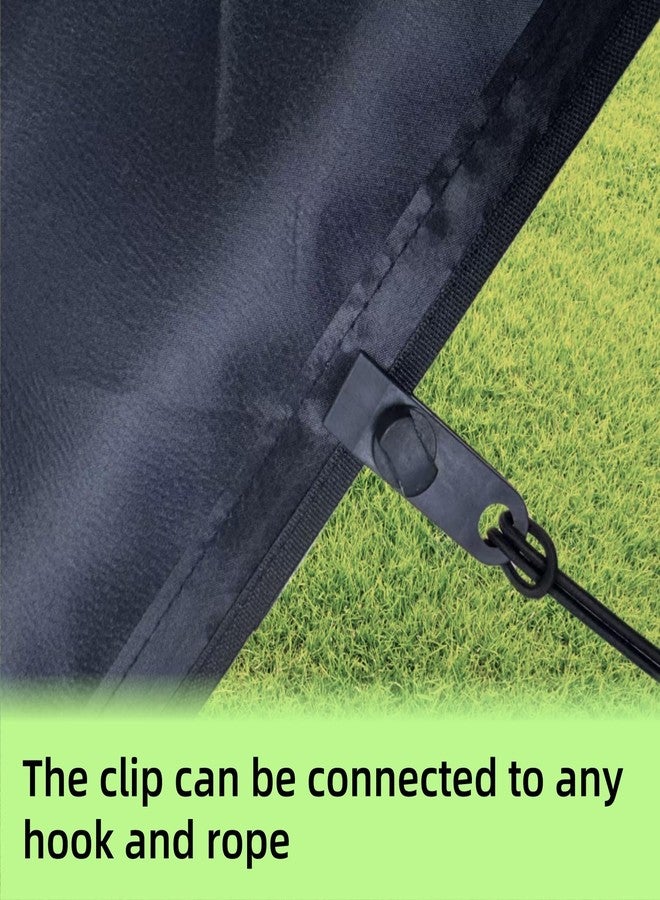 Bullplus Heavy Duty Tarp Clips with Adjustable Screw Lock Grip, Bungee Cords & Non-Rust Metal Tent Stakes - Large Camping Stakes (24 Pcs) for Tarps, Pool Covers, Awnings, Outdoor Camping & More - Image 4