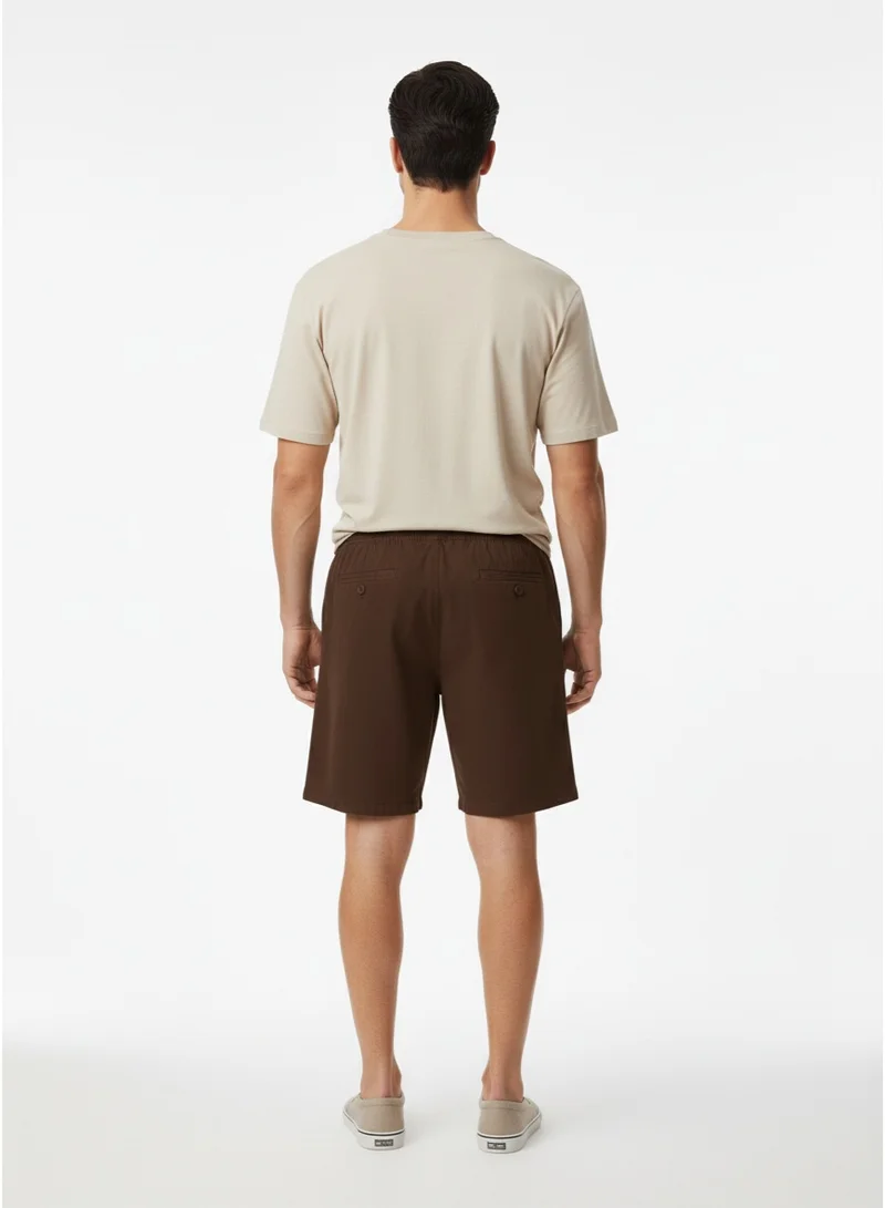 French Connection Drawstring Linen Shorts