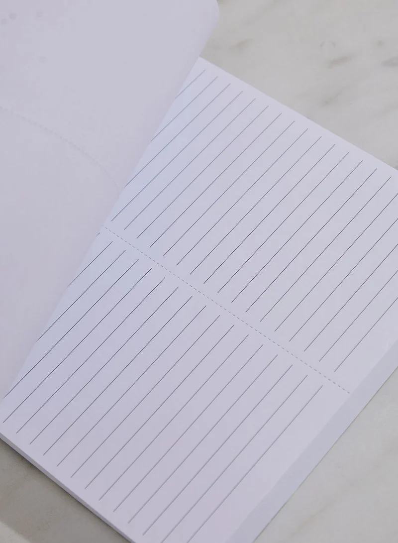 Kate Spade Split Notepad, Black Spade Flower
